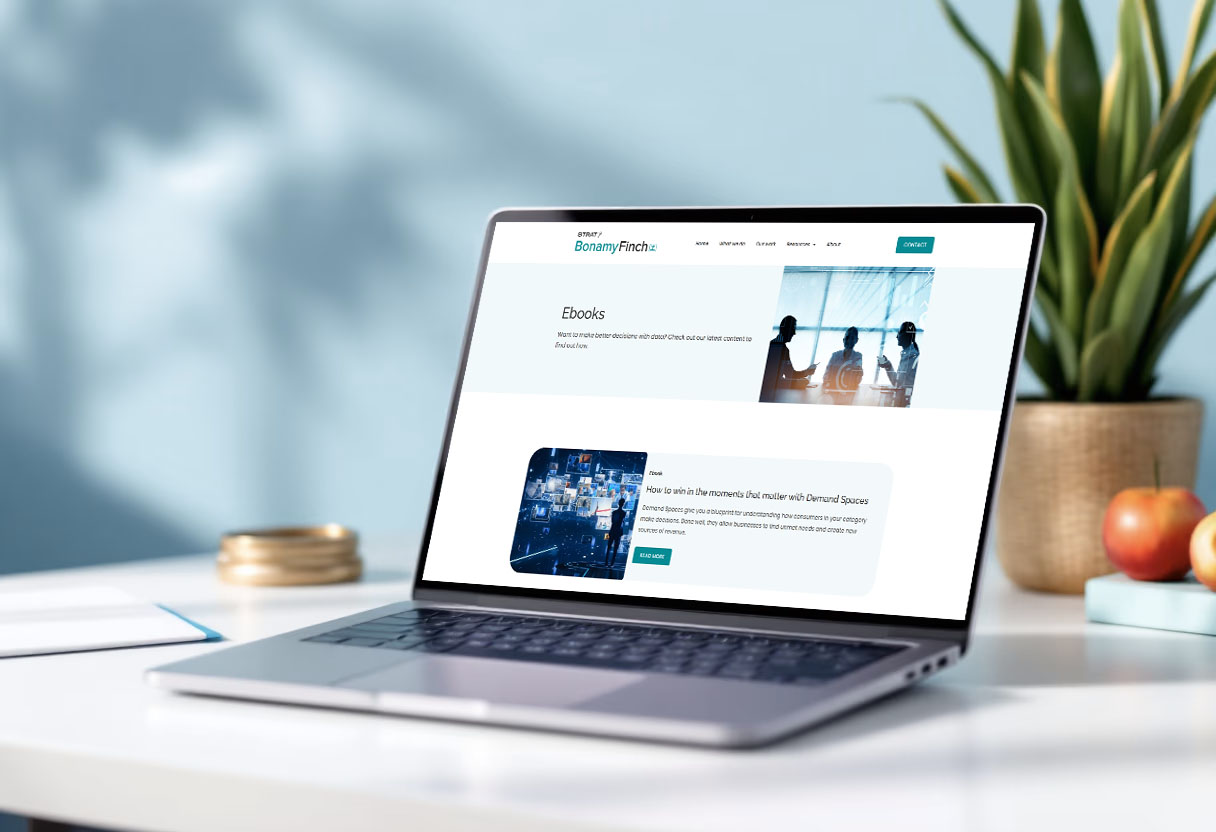 image of a creative brainstorming session for a digital marketing campaign